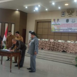 MoU Bidang Pertada dan TUN Antara Kejari Labuhanbatu dengan Pemkab Labuhanbatu Utara